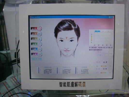 Macchina di analisi della pelle del touch screen di Digital per rilevazione della pelle